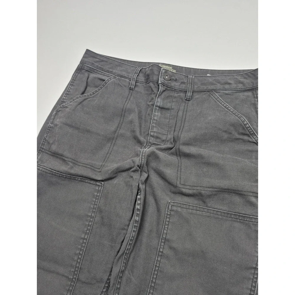 REI Co-op Women's Trailsmith Pants Utility Style Canvas Gray 14 Double Knee